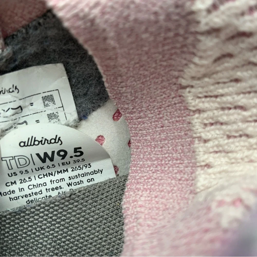 Allbirds Women’s Tree Dashers, Flora Pink. Size 9.5. - Picture 8 of 9
